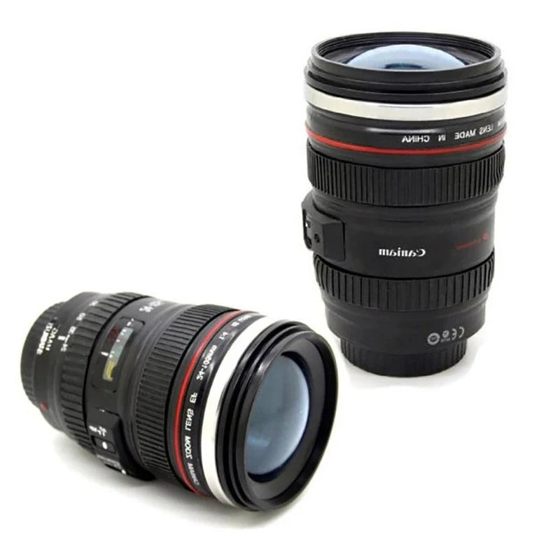 coffee mug camera lens
