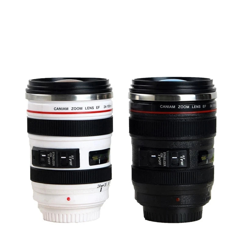 coffee mug camera lens