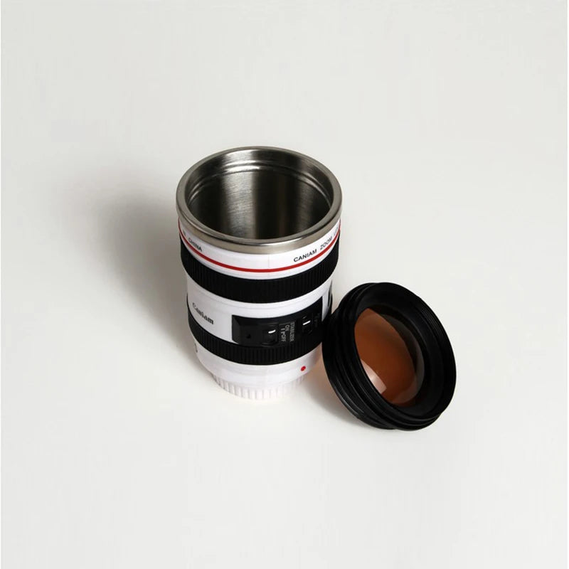 coffee mug camera lens