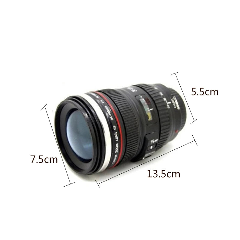 coffee mug camera lens
