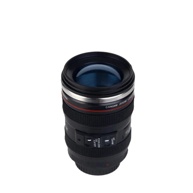 coffee mug camera lens