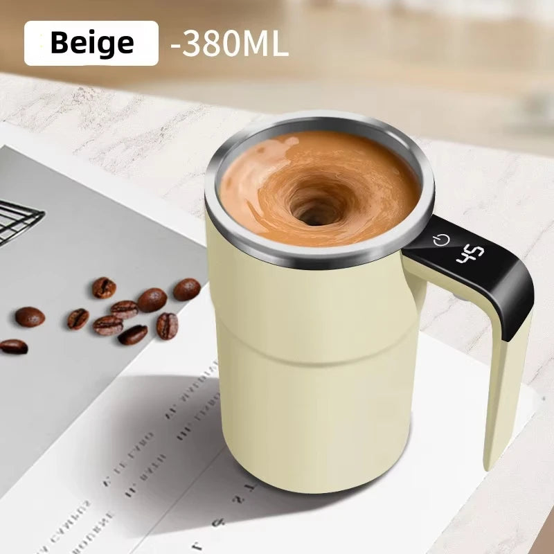 Electric Coffee Self Mixing Mug IP67 Waterproof 380ML