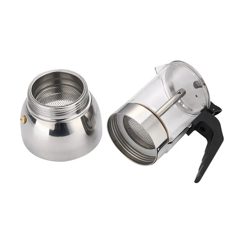 Espresso Maker Stainless Steel Italian Moka Pot