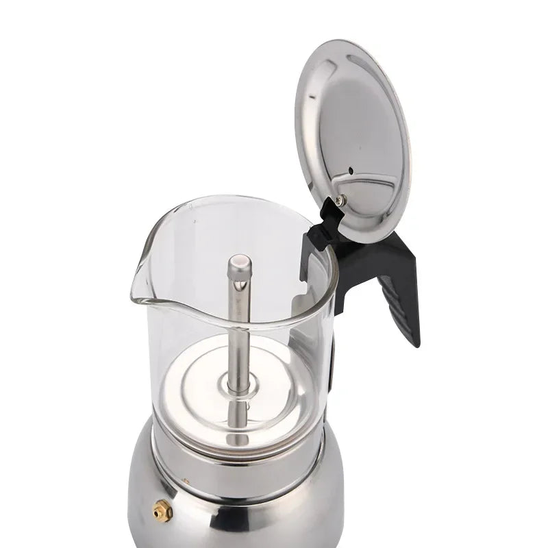 Espresso Maker Stainless Steel Italian Moka Pot