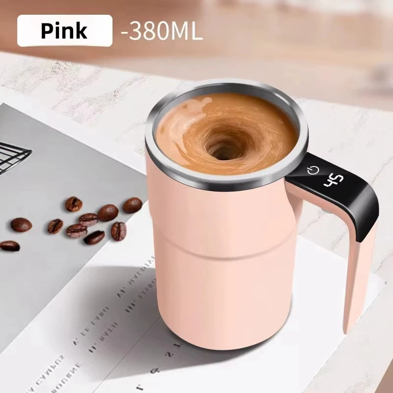 Electric Coffee Self Mixing Mug IP67 Waterproof 380ML
