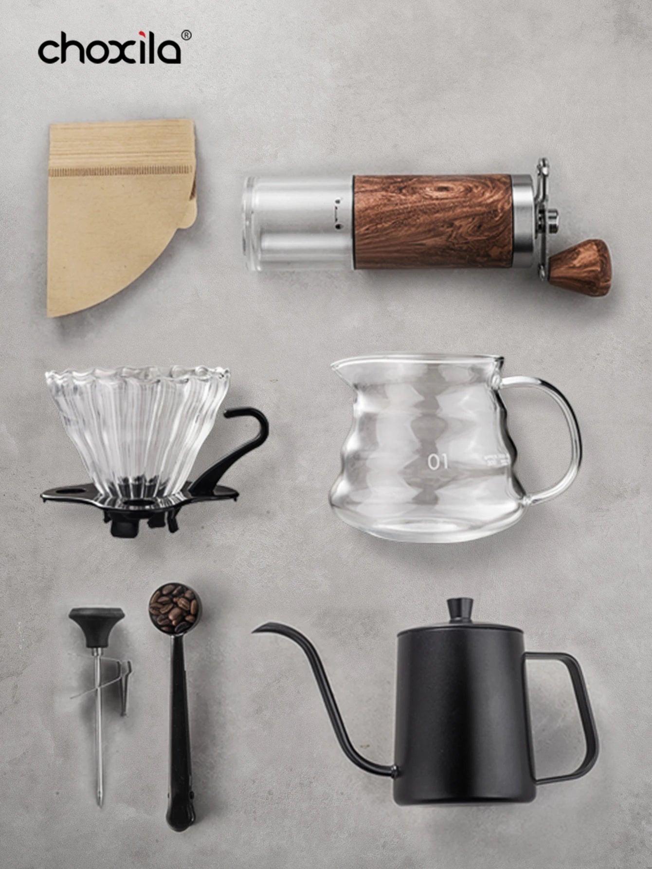 Pour Over Coffee Maker Set