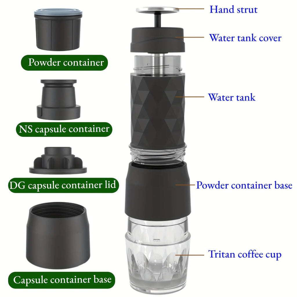3 In1 Portable Coffee Machine Hot&Cold