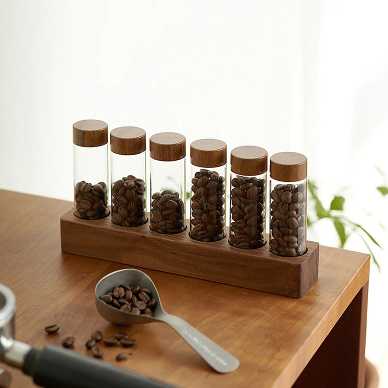 Coffee Beans Storage Container Glass Tube