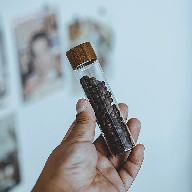 Coffee Beans Storage Container Glass Tube