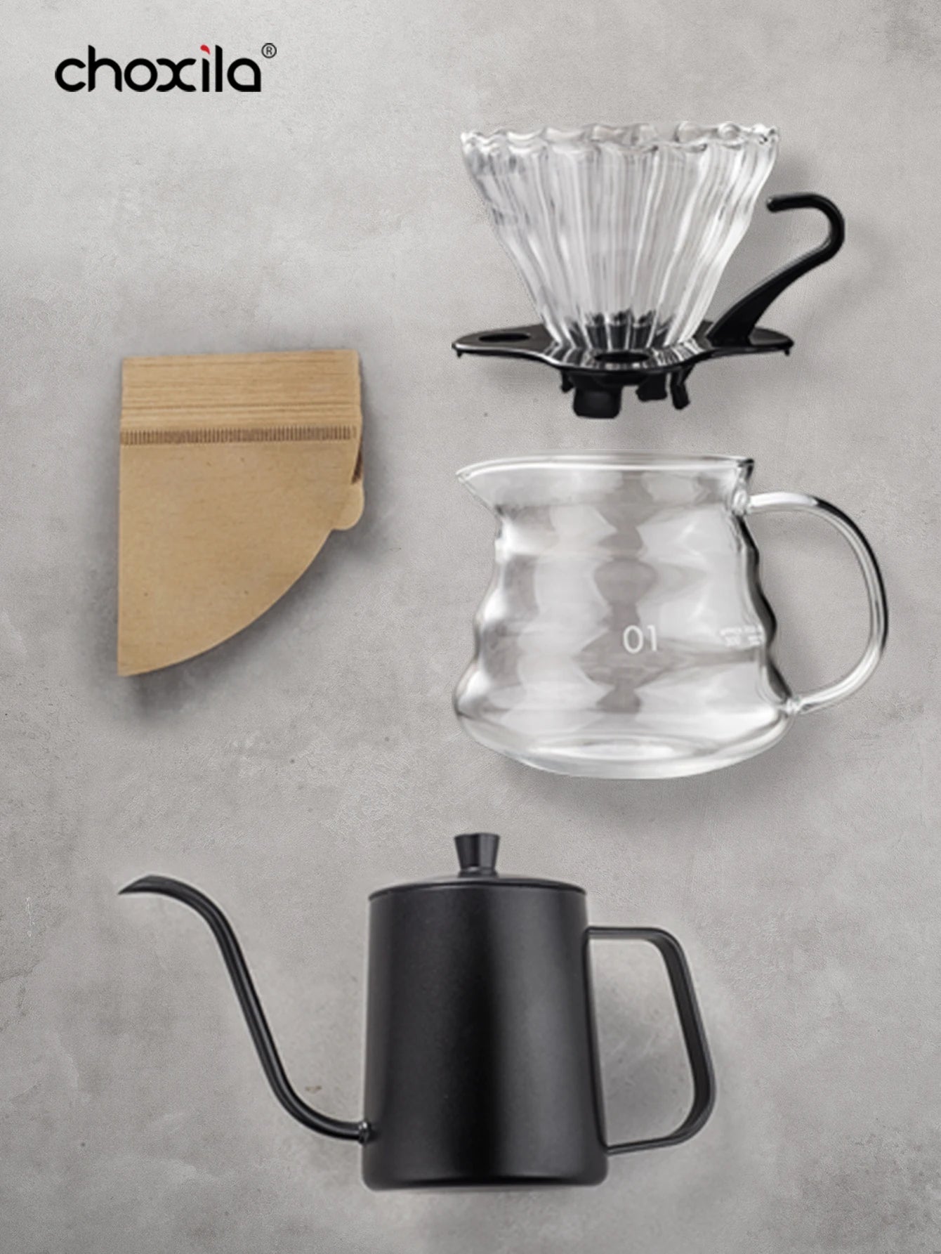 Pour Over Coffee Maker Set