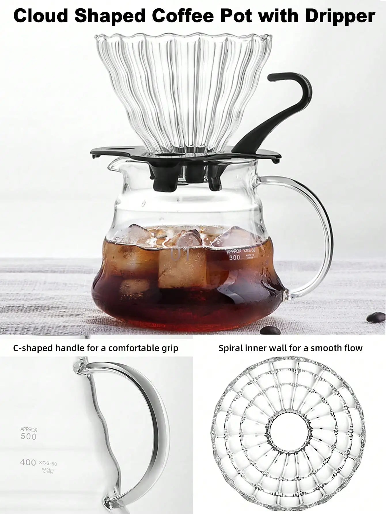 Pour Over Coffee Maker Set