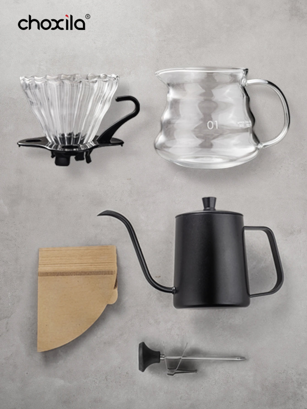 Pour Over Coffee Maker Set