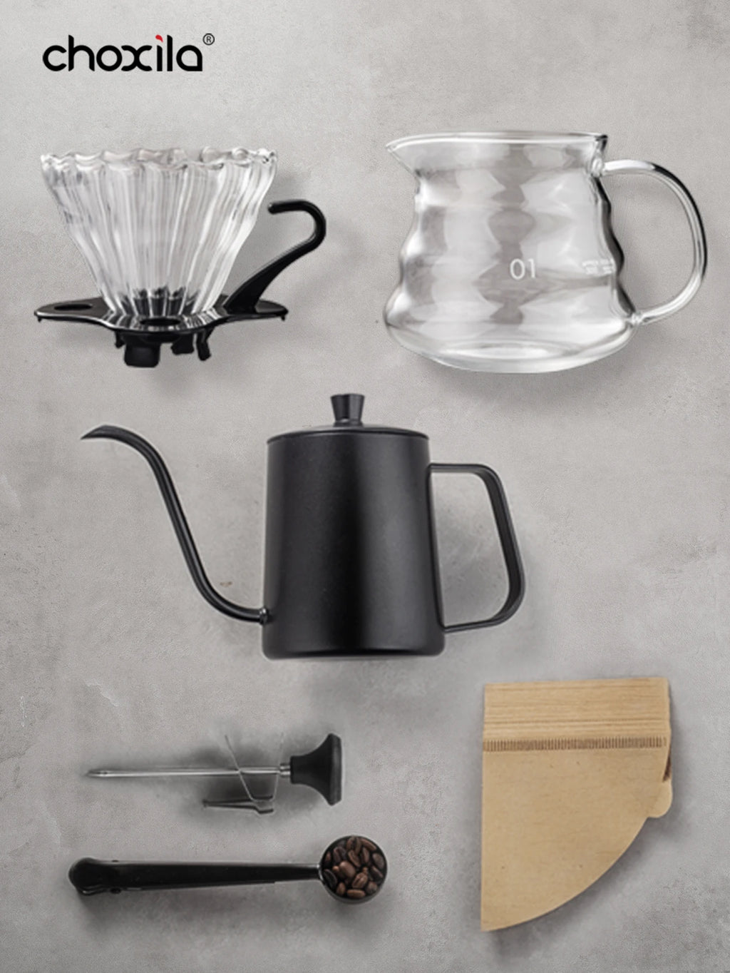 Pour Over Coffee Maker Set