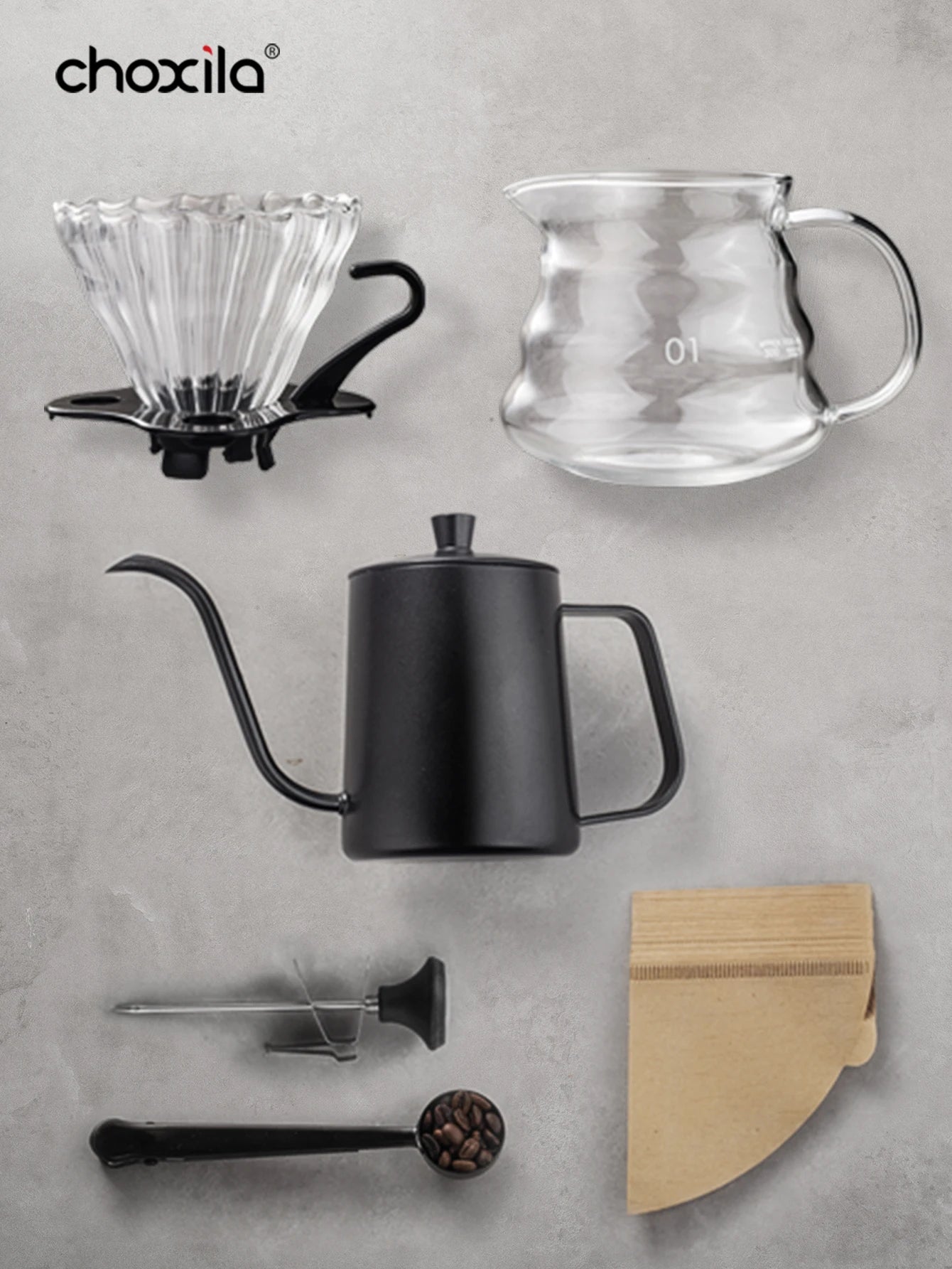 Pour Over Coffee Maker Set