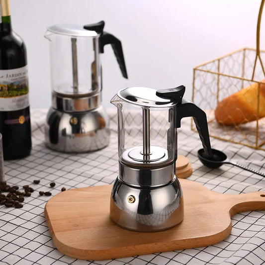 Espresso Maker Stainless Steel Italian Moka Pot